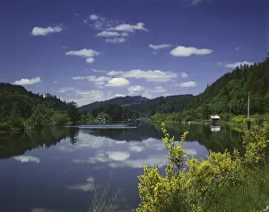 Oregon Prints: Siuslaw River Oregon USA