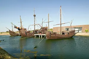 Andalucia Prints: Full size replicas of Christopher Columbus ships