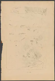 Draughtsman Prints: Sketch of an aquarium, draughtsman: Gerrit Willem Dijsselhof