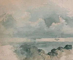 Cream Laid Paper Prints: Sky Study, James Ward, 1769-1859