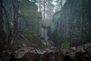Swedish Prints: Slåttdalsskrevan canyon in Skuleskogen National Park in eastern Sweden