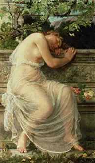 Nude Prints: The Sleeping Girl Edith Ridley Corbet (1860-1916/British) Oil on Canvas