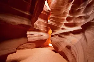 Geological Prints: Slot Canyons in the Upper Antelope Canyon, Arizona, USA