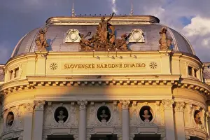 Theater Prints: Slovakia, Bratislava, Slovenske Narodne Divadlo