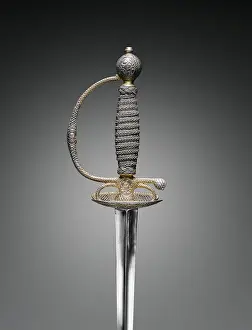 Blade Prints: Small Sword, c. 1780. France, Paris ()