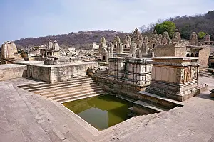 Skulptur Prints: Small temples and shrines, Bateshwar Group of Temples