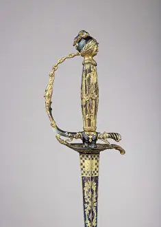 Best Prints: Smallsword with Scabbard ca. 1760-70 French By the early seventeenth century