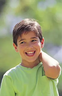Pre Teen Prints: Smiling boy