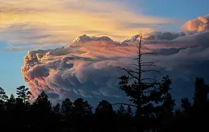 Colorado Prints: Smoke rolls over Coal Creek Canyon from a nearby fire