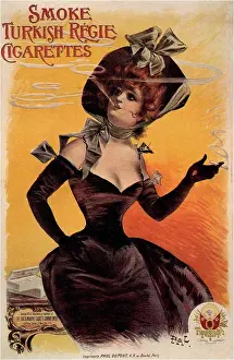 Smoking Prints: Smoke Turkish Regie Cigarettes by Paleologue (Paleologu)