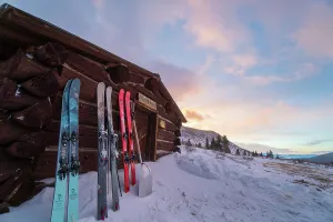 Lowa Prints: Snow Colorado Winter Camping Big Agnes Lowa Kens Cabin