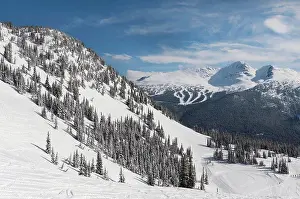 Keith Prints: snow covered mountains, whistler, british columbia, canada