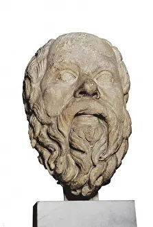 Free Standing Prints: SOCRATES (470-399 BC). Greek Athenian philosopher