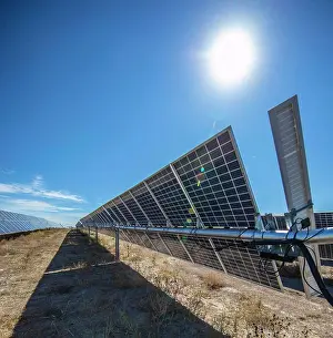 Global Warming Prints: Solar farm in Central California