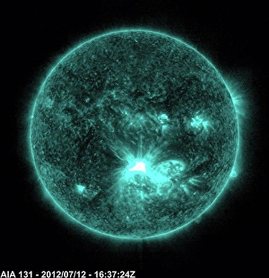 Concentric Prints: Solar flares July 12, 2012