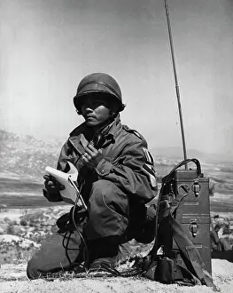 Sound Prints: A soldier from Thailand, at a forward observation post in Korea