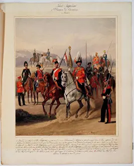 Guard Prints: Soldiers of the 1st Guard Cavalry Division of the Russian Imperial Guard by Piratsky