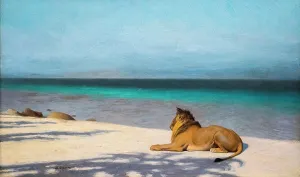 Carnivorous Prints: Solitude; 1890; Oil on canvas Jean-Leon Gerome; French; 1824-1904