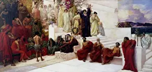 Instrument Prints: The Song of Phemius and the Sorrow of Penelope 1897 Thomas Ralph Spence (1855-1918 British) Private Collection