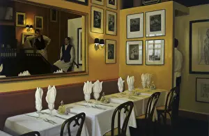 Cafe Prints: Soon Forgotten Dale Kennington (20th C./American) Oil on canvas Private Collection