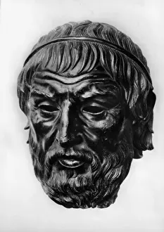 Famous People Prints: Sophocles (ca. 496-406 BCE), Greek Poet Artist Unknown Bronze British Museum
