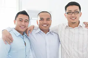 Handel Prints: Southeast Asian business team Southeast Asian business team in office
