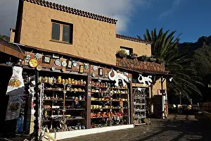 Canary Islands Prints: Souvenir stall, souvenir shop, souvenirs, Masca, Tenerife, Canary Islands, Spain, Europe