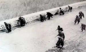 Nationalist Prints: Spanish Foreign legion in action on the Nationalist side during the Spanish Civil War 1936