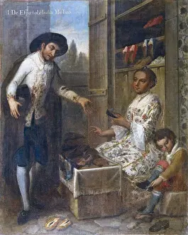 Spaniard Prints: From Spanish and Indian: Mestizo