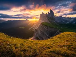 Earth Day Prints: Spectacular views of Dolomites Seceda in Italy