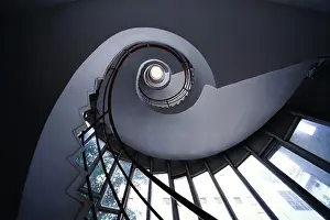 Stairway Prints: Spiral staircase, India Copyright: xAnilxDave/DinodiaxPhotox