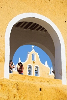 Arcade Prints: St. Antonio of Padua is a Franciscan monastery built with stones taken from a pyramid