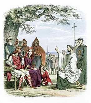 Aug07 Prints: St. Augustine of Canterbury (d)