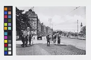 Graphics And Photo Collection Prints: st, Franz -Josefs -Kai, general - revitalized at Schwedenbrücke reproduction