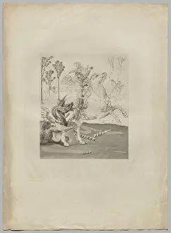George Prints: St. George and the Dragon (1), 1885