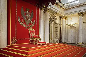 Interior Photo Prints: St George's Hall, Large Throne Room of the Tsars of Russia in the Winter Palace