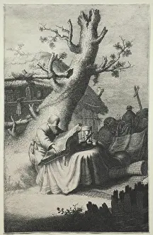 Dutch Prints: St. Jerome. Jan Georg van Vliet (Dutch, c. 1610-1635). Etching;