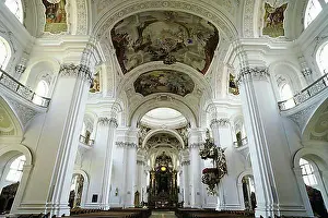 Architectural Styles Prints: St. Martin's Basilica, Weingarten Benedictine abbey