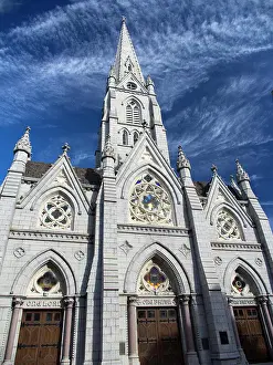 Gothic Prints: St Mary's Cathedral Basilica in Halifax in Nova Scotia in Canada