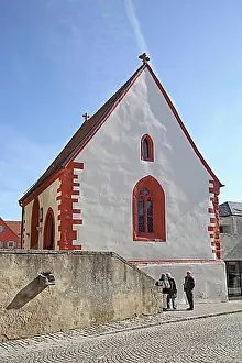 Chapelle Prints: St Michael's Chapel with people