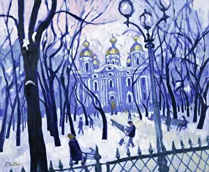 Cleaning Prints: St. Nicholas Josephine Trotter (b.1940/British)