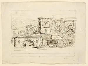 Theater Prints: Stage Design, Antique Buildings