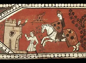 Cavalry Prints: Standard Bearers Knights. 13th c
