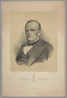 Portrety Prints: Stanisław Moniuszko (1819 Ubiel 1872 Warsaw) Coat of Arms Krzywda Composer