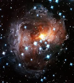 Flash Prints: Star Surrounded by Light Echo