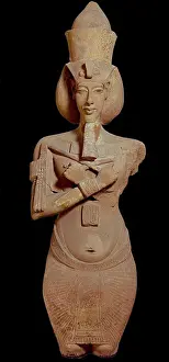 Sandstone Prints: Statue of Akhenaten, Ancient Egypt