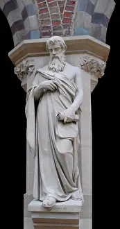 Carved Prints: Statue of Euclid, sometimes called Euclid of Alexandria to distinguish him from Euclid of Megara