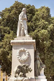 Out Door Prints: Statue of Giuseppe Garibaldi, Place Garibaldi, Garibaldi Square, Nice, Cote DAzur, France