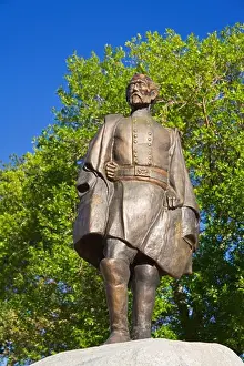 Human Representation Prints: Statue of Major General Jesse Lee Reno, Powning Veterans Memorial Park, Reno, Nevada, USA
