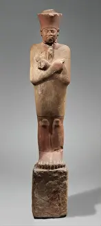 Lower Prints: Statue of Nebhepetre Mentuhotep II in the Jubilee Garment ca